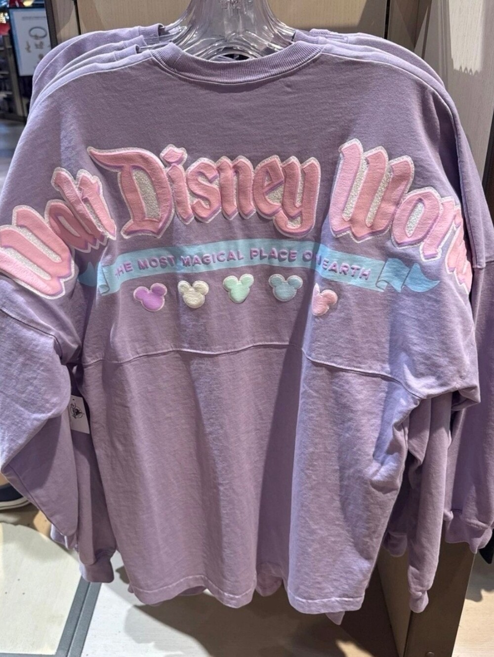 Disney Parks  Lavender Graphic Long-Sleeve Shirt